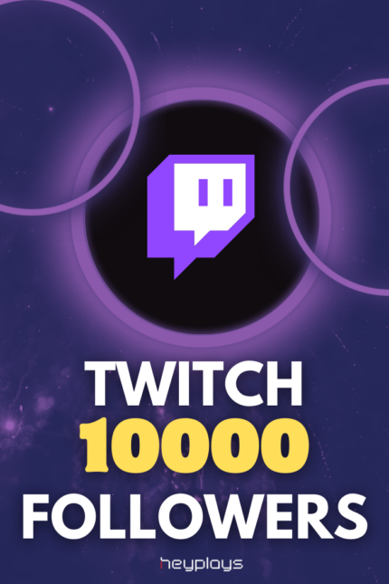 10000 Twitch Followers