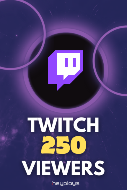 250 Twitch Viewers 1 Week
