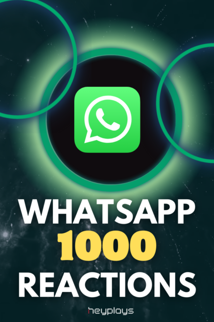 1000 WhatsApp Message Reactions
