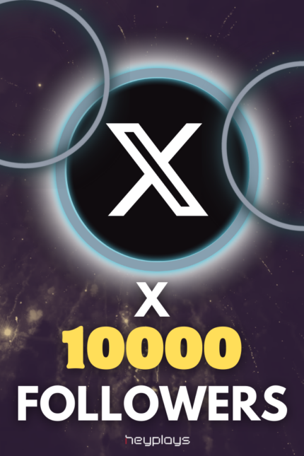 10000 X Followers