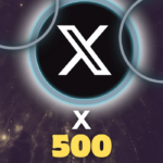 500 X Followers