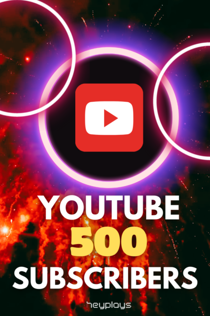 500 YouTube Subscribers